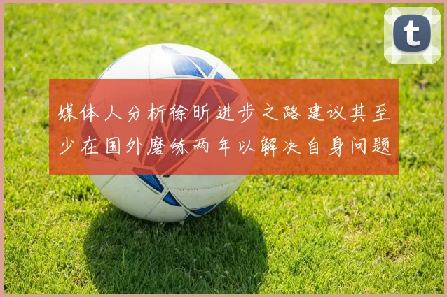 媒体人分析徐昕进步之路建议其至少在国外磨练两年以解决自身问题